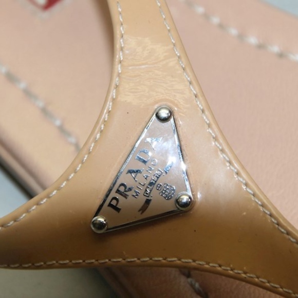 Nude-Colored Prada Sandals - Picture 8 of 12